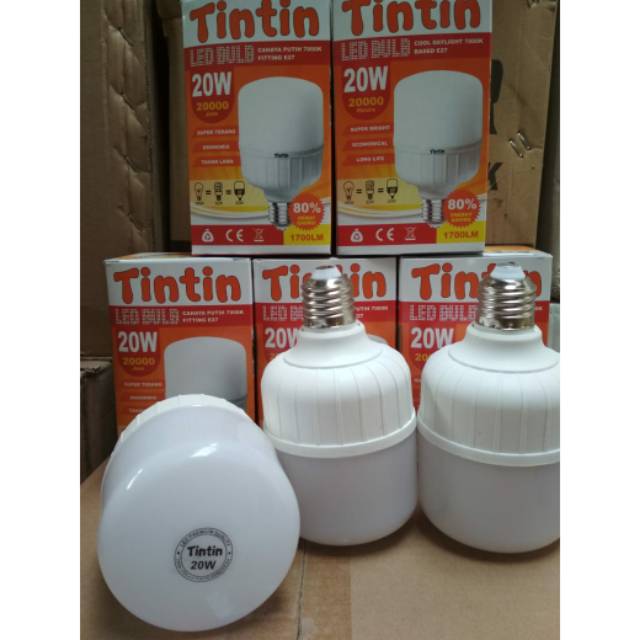 Lampu LED kapsul TinTin 20 watt / Bohlam Led Capsule