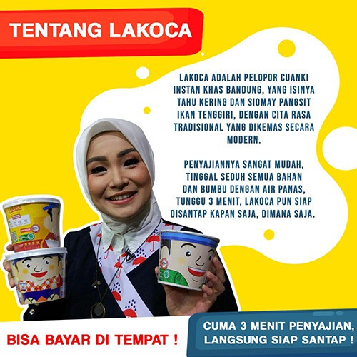 

⭐ COD ⭐ Lakoca Paket Cuanki Mix | 6 Cup Lakoca
