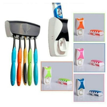 Dispenser Odol / Pasta Gigi Plus Tempat Sikat Gigi Toothpaste NEW MODEL