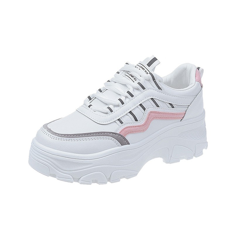 COD AC 1A06 Sepatu Sneakers Wanita Import Sepatu Sport-Pink