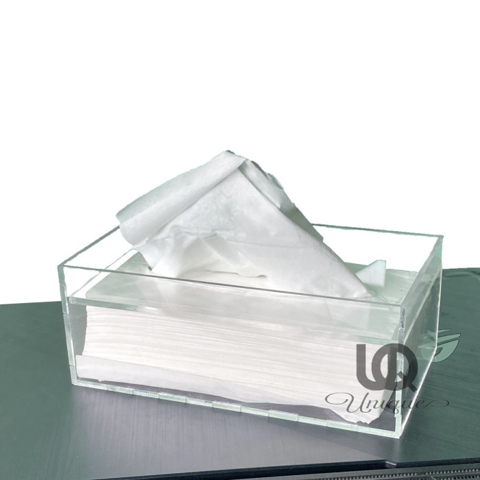 Box Tissue Acrylic - Tempat Tisu Holder Display Akrlik Kotak Akrilik
