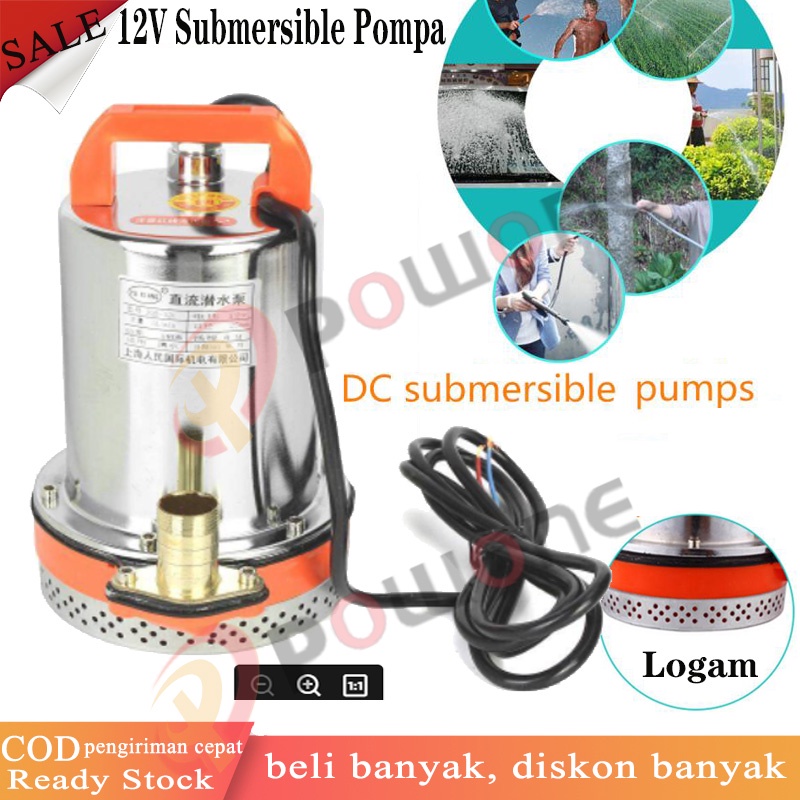 Mesin Pompa Air Kolam Celup Submersible Water Pump Air Celup Pompa Air Celup DC12V