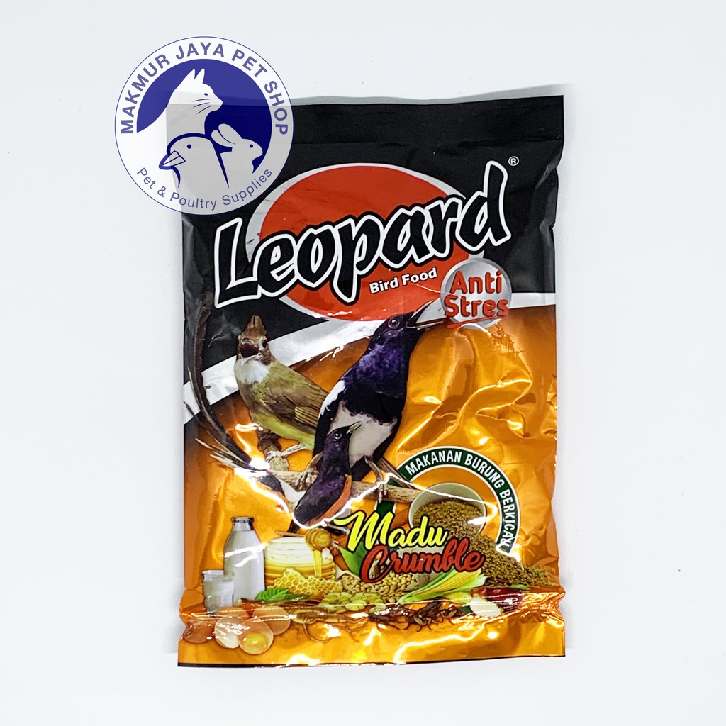 Leopard Pakan Burung Madu Crumble Anti Stress