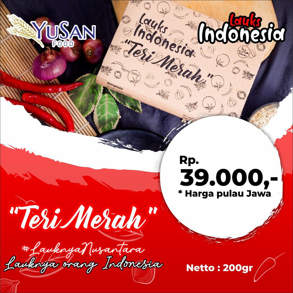 

Lauks Indonesia - Teri Merah