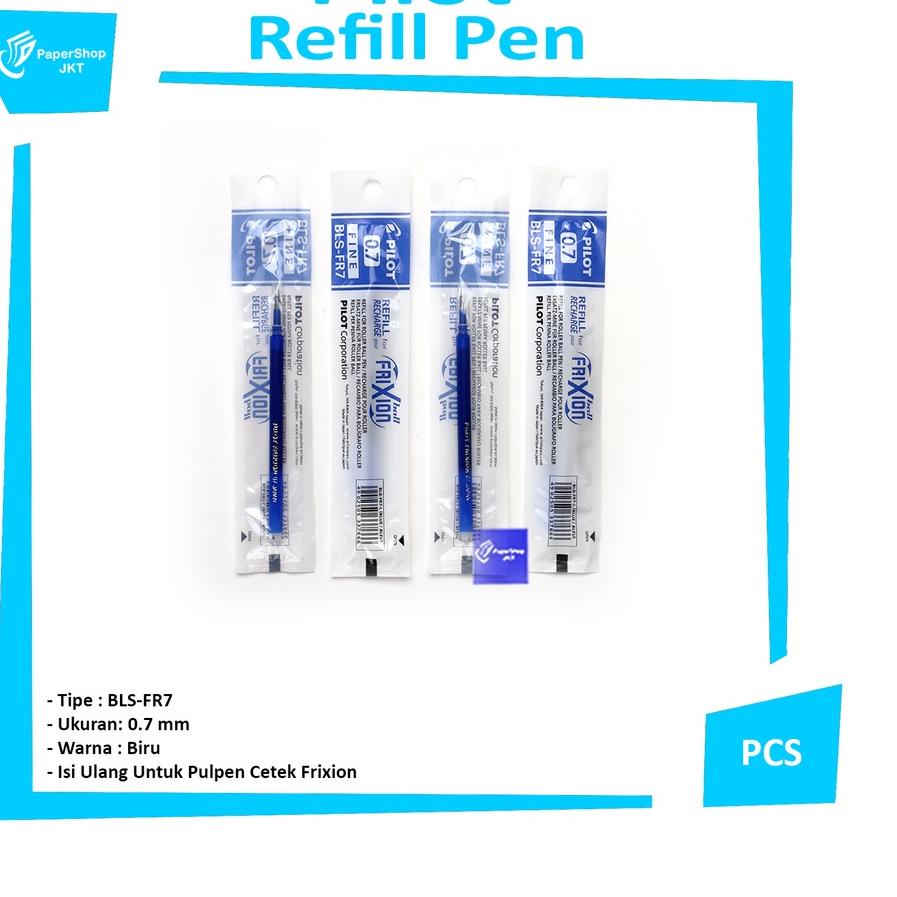 

❤[PROMO ⚡PECIAL!!!]❤ Pilot Frixion - Refill Isi Pulpen warna biru 0.7/0.5 - pcs harga bersaing