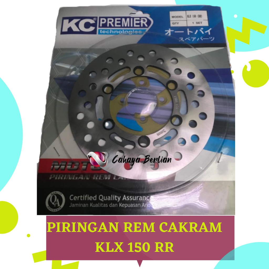 PIRINGAN REM CAKRAM KLX 150 RR / PIRINGAN REM CAKRAM BELAKANG KLX 150 KC