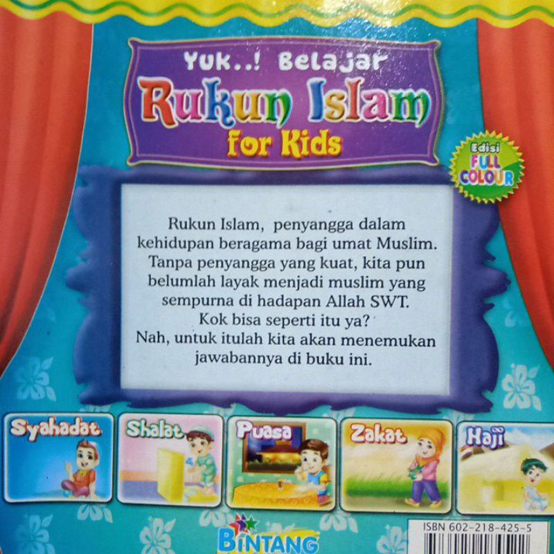 Buku Yuk Belajar Rukun Islam For Kids