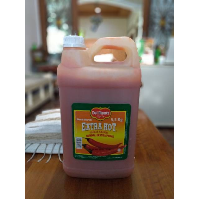 

saus delmonte extra hot 5,5 kg jerigen