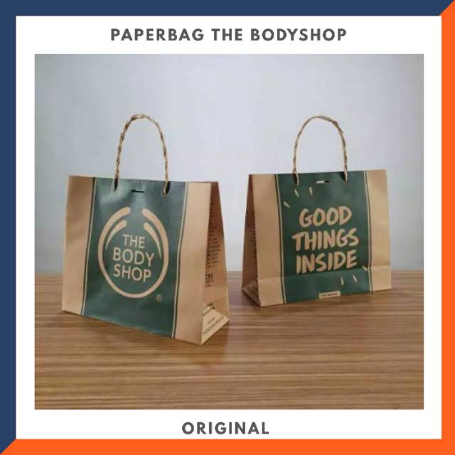 

PAPERBAG THE BODYSHOP ORIGINAL (HARUS DENGAN PEMBELIAN PRODUK)