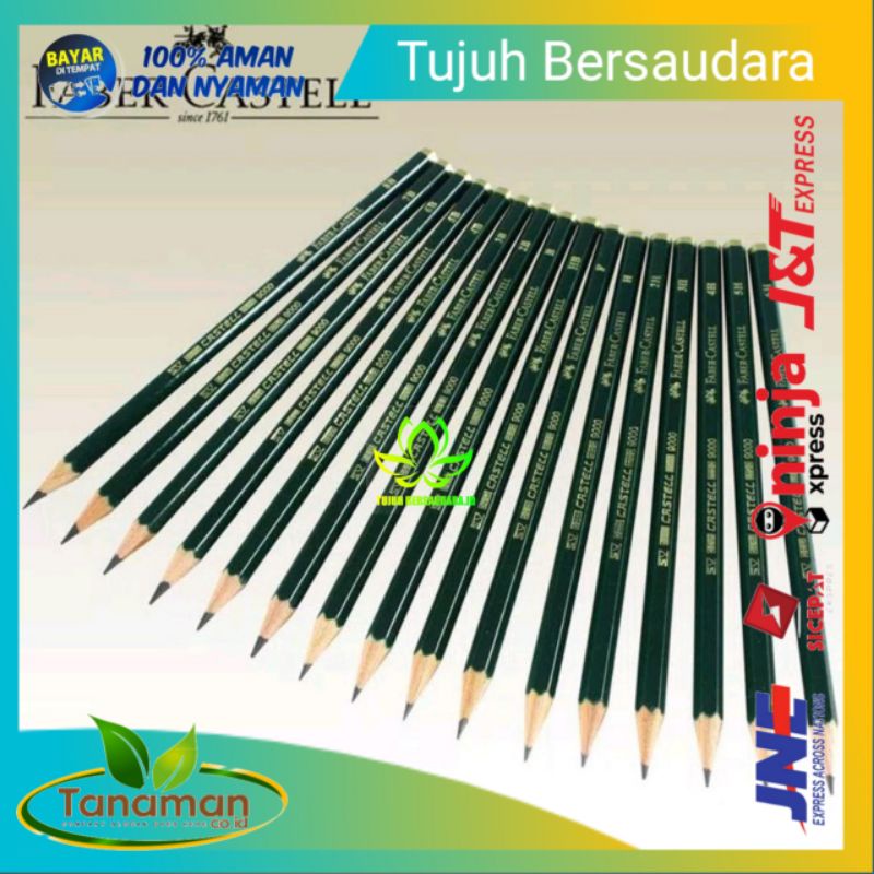 

TERMURAH PENSIL FABER CASTELL 2B ORIGINAL 100%