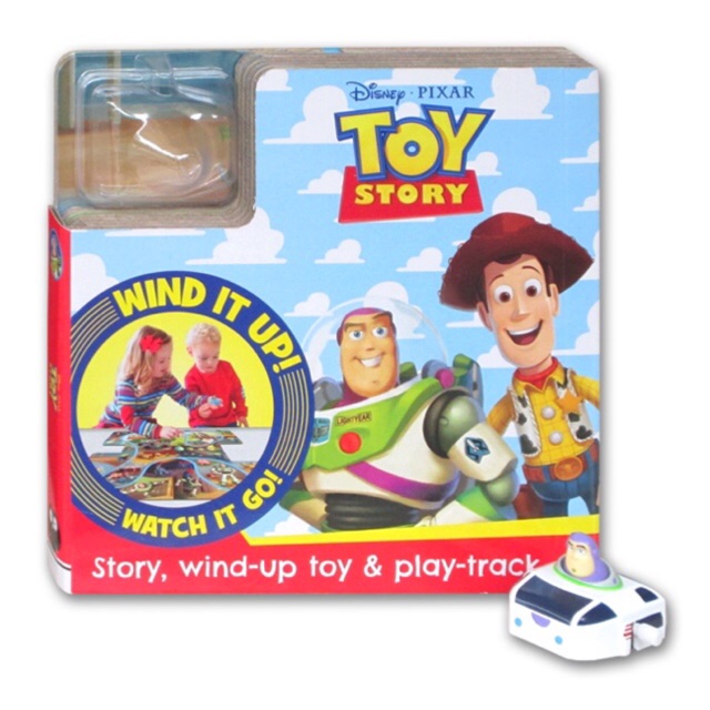 Disney Pixar Toy Story Board Book With Story, Wind-Up Toy & Play-Track