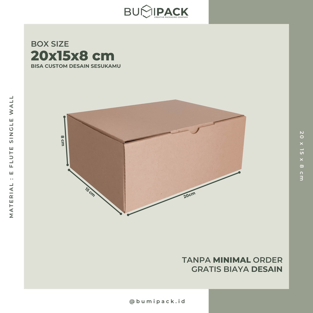 

Kardus packing box hampers kardus hampers dus packing box packing box packaging - Box 20x15x8 cm