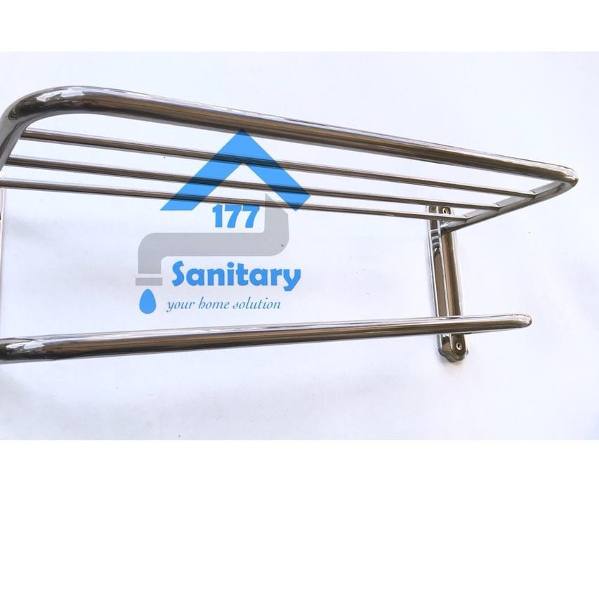 ♛Banyak Peminat Rak Handuk 5 bar Stainless FIORENTINO 8602 - Gantungan Handuk 5 susun FIO Rack Towel