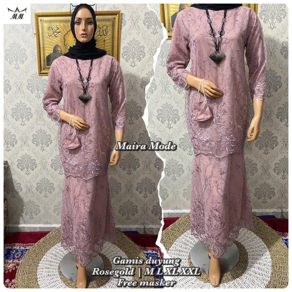 Gamis / Gamis Pesta / Gamis Modern / Kebaya Wisuda / Kebaya Modern / Gamis Duyung / Kebaya / Masker