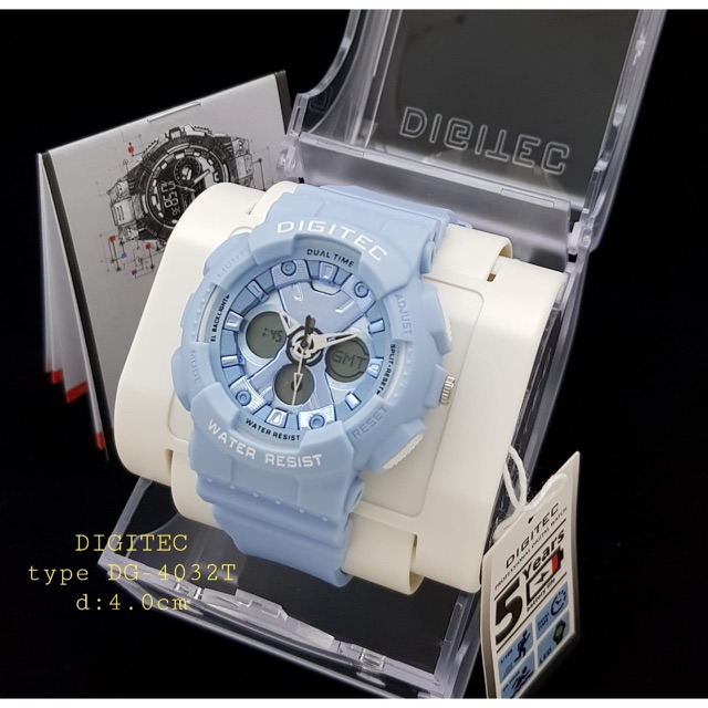 Jam tangan digitec DG-4032T dual time Kualitas ORIGINAL water resistant