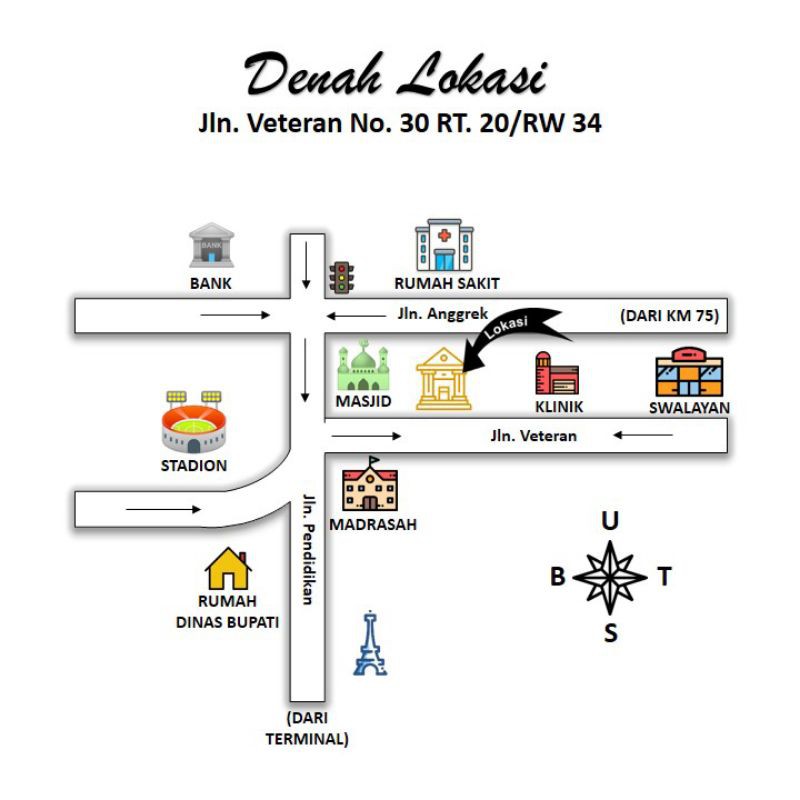 PENAMBAHAN DENAH LOKASI PADA UNDANGAN DIGITAL/VIDIO