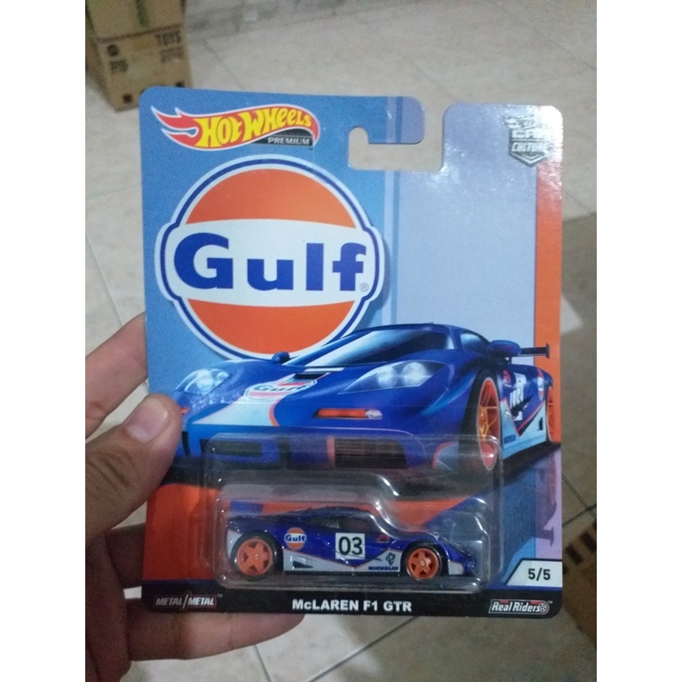 Hot Wheels Premium Car Culture Gulf Mclaren F1 GTR LM Le Mans 1996