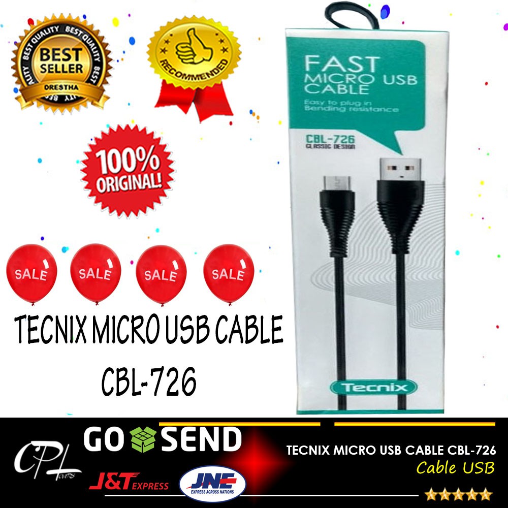 TECNIX MICRO USB CABLE CBL-726