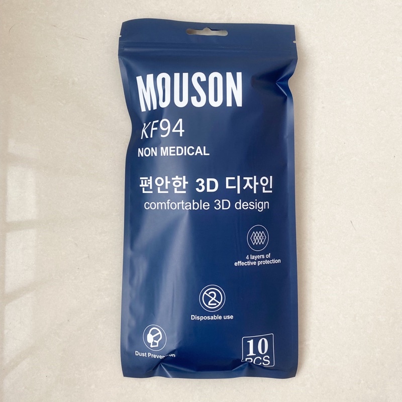 Masker Mouson KF94 Isi 10 Blue Jeans
