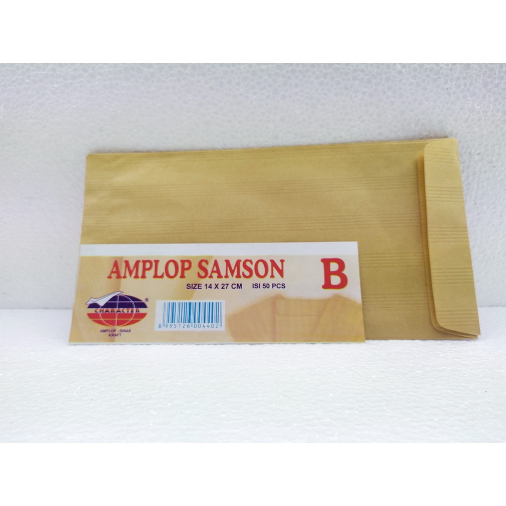 

AMPLOP COKLAT SAMSON B 14x27 CM