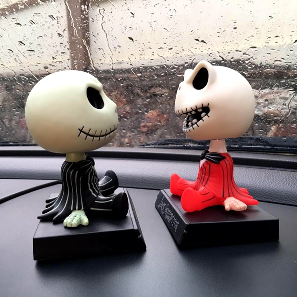 Boneka Figure Miniatur Pajangan Mobil Nightmare Skull Jack Skellington