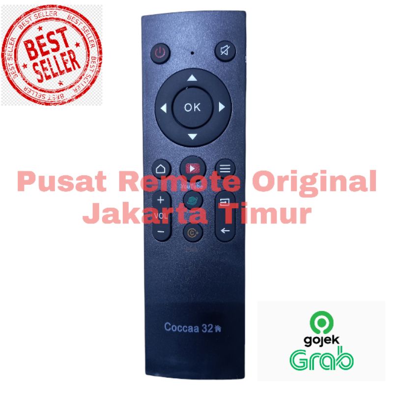 REMOTE REMOT SMART TV COOCAA LED YOUTUBE SEPERTI ORIGINAL