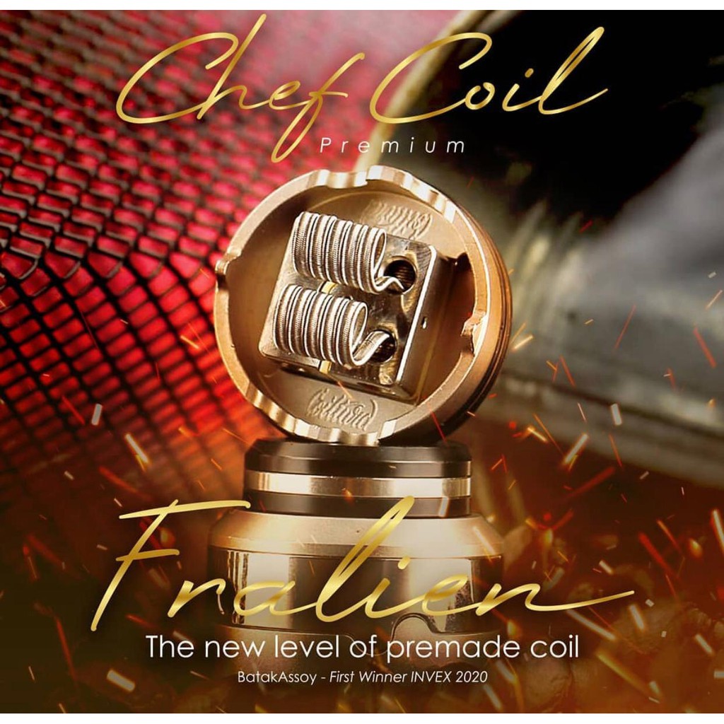 Chef Coil Premium Fralien Coil 0,14 Ohm By BatakAssoy x Preva