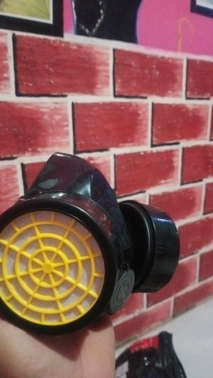 Masker Obat Double Np 306 / Tabung Ganda / Chemical Respirator