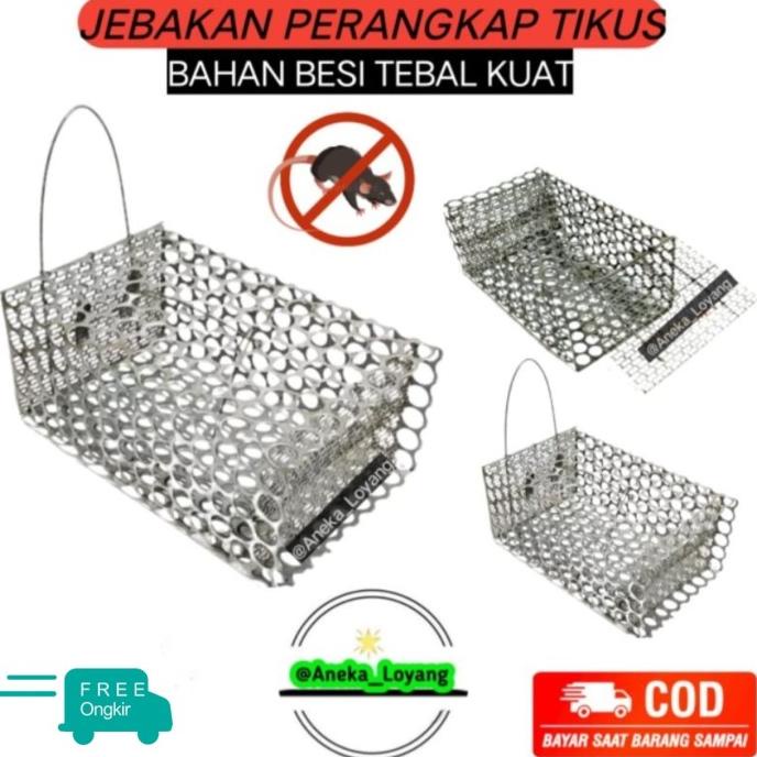 perangkap tikus besi / jebakan tikus besi / perangkap pembasmi tikus