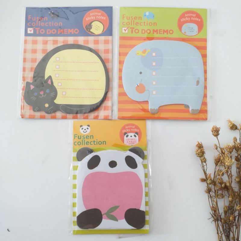 

POST IT/STICKY NOTES ANIMAL/HEWAN LUCU