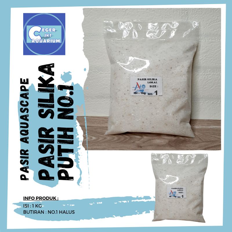 Pasir Silika Putih Aquascape Aquarium1kg