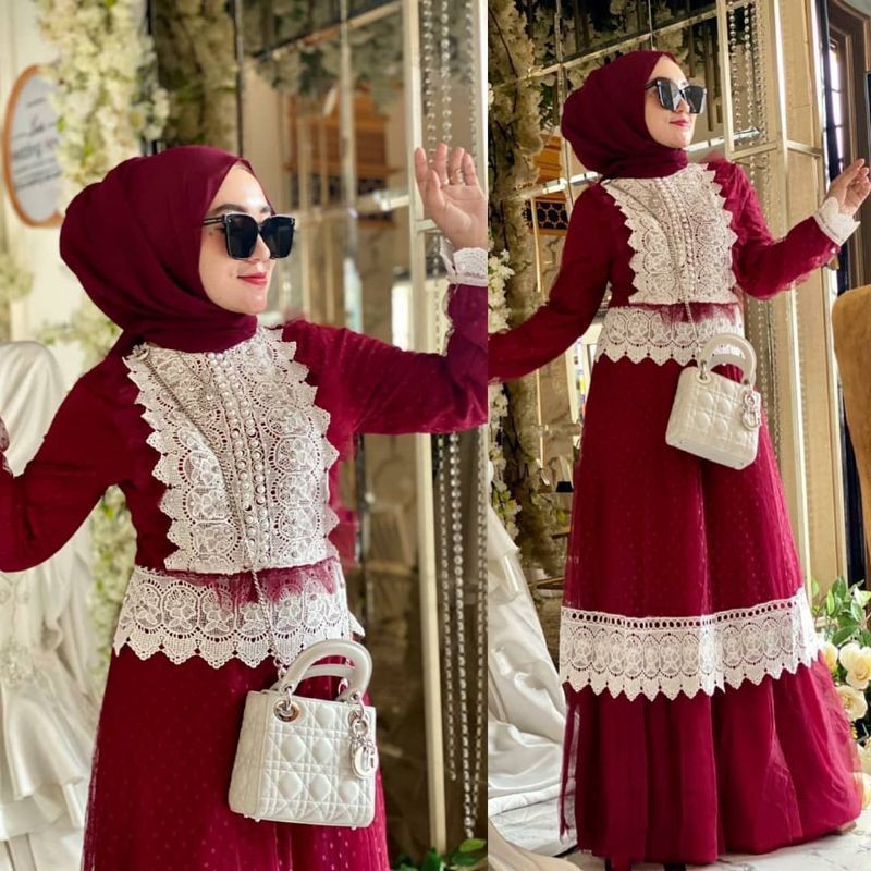 GAMIS TILE BROKAT SHELLASAUKIA ORIGINAL BY SHELLASAUKIA SHOP