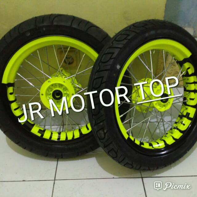 Velg Supermoto Mini Ring 14 Full Set Ama Ban