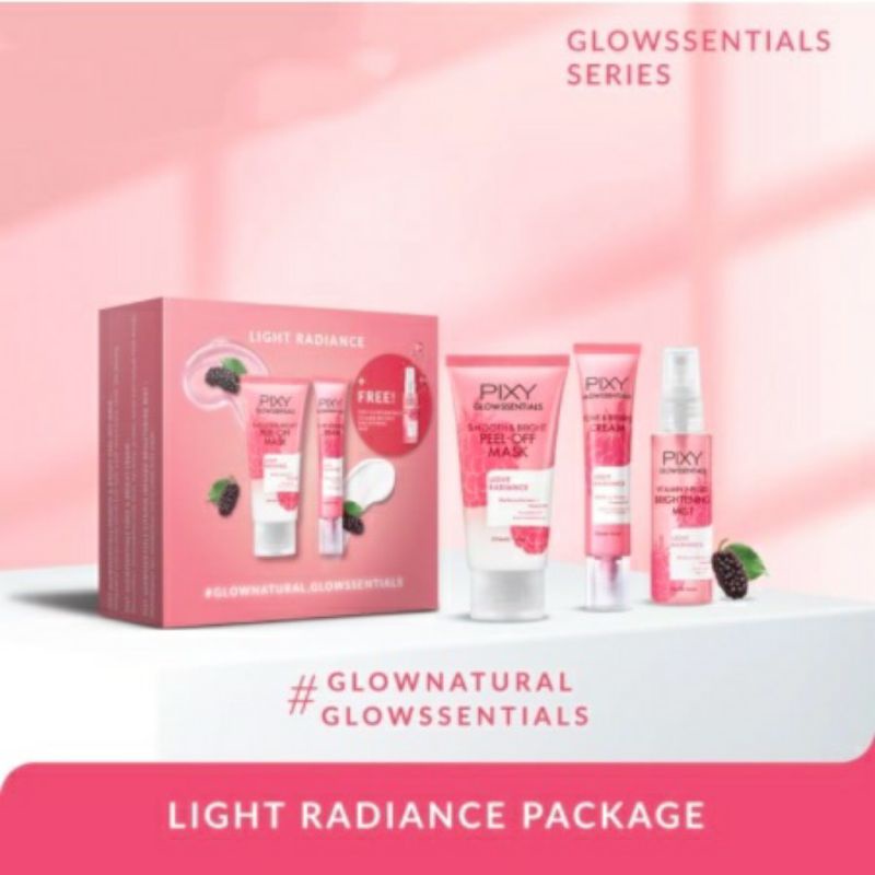 PIXY GLOWSSENTIALS PAKET | PAKET LIGHT RADIANCE / POLLUTION OFF