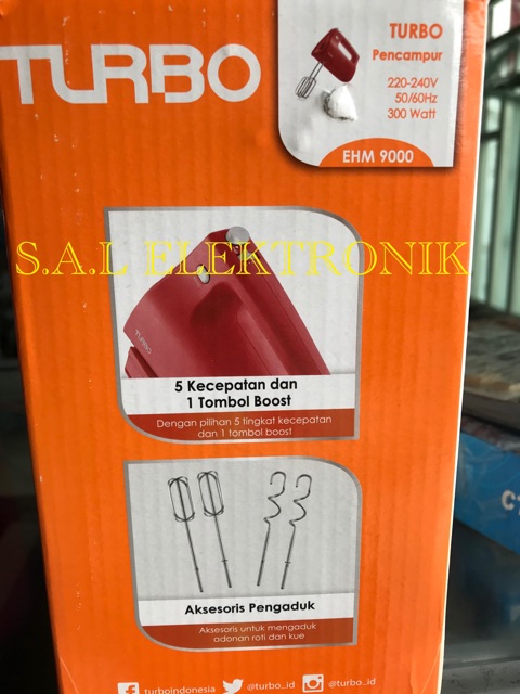 hand mixer turbo EHM 9000 Promo Sesaat