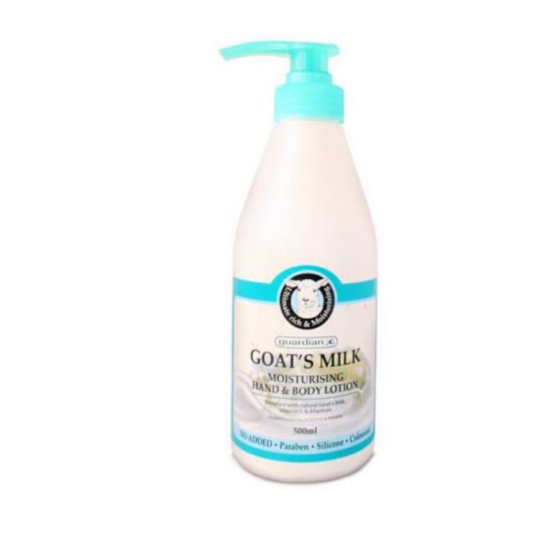 Guardian Goat's Milk Moisturising Hand Body Lotion 500ml