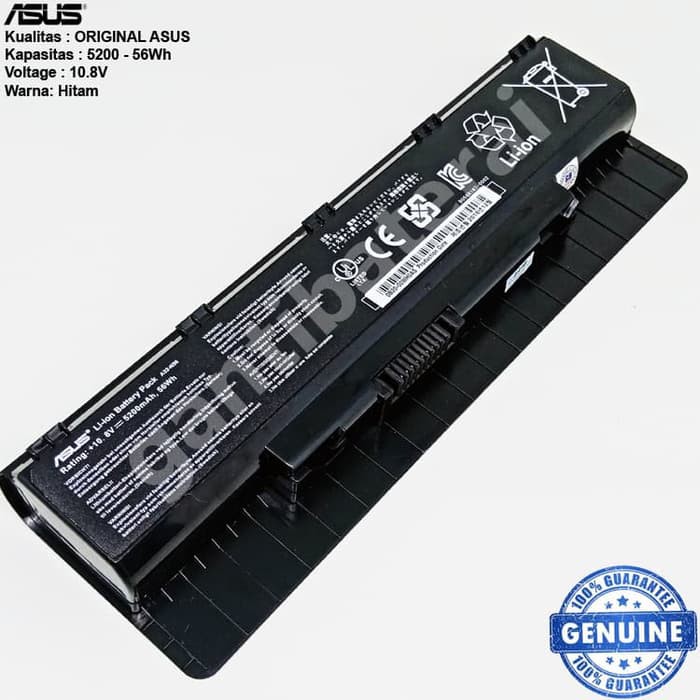 Baterai ORI Asus N46 N46V N46VB N46VM N46VJ N46JV N46VZ N56V N56VZ