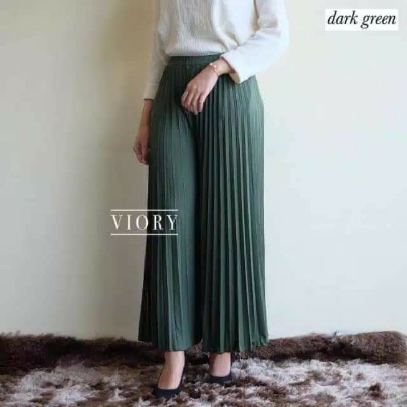 CELANA KULOT PLISKET TERMURAH  TERLARIS REAL PICT BISA COD