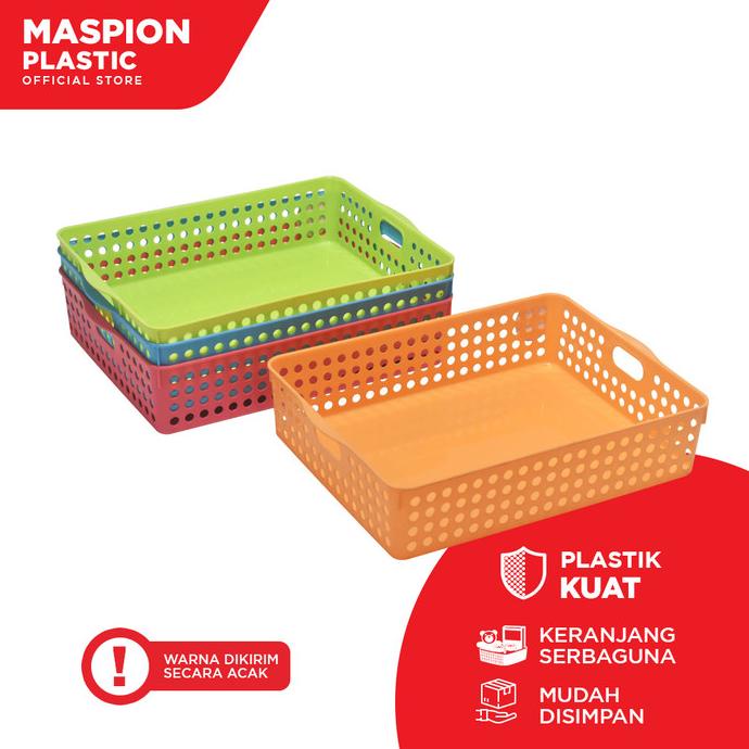 

BISA BAYAR DITEMPAT Maspion Tempat File/Kertas A4 Stock Basket Isi 4 pcs BERGARANSI Kode 363