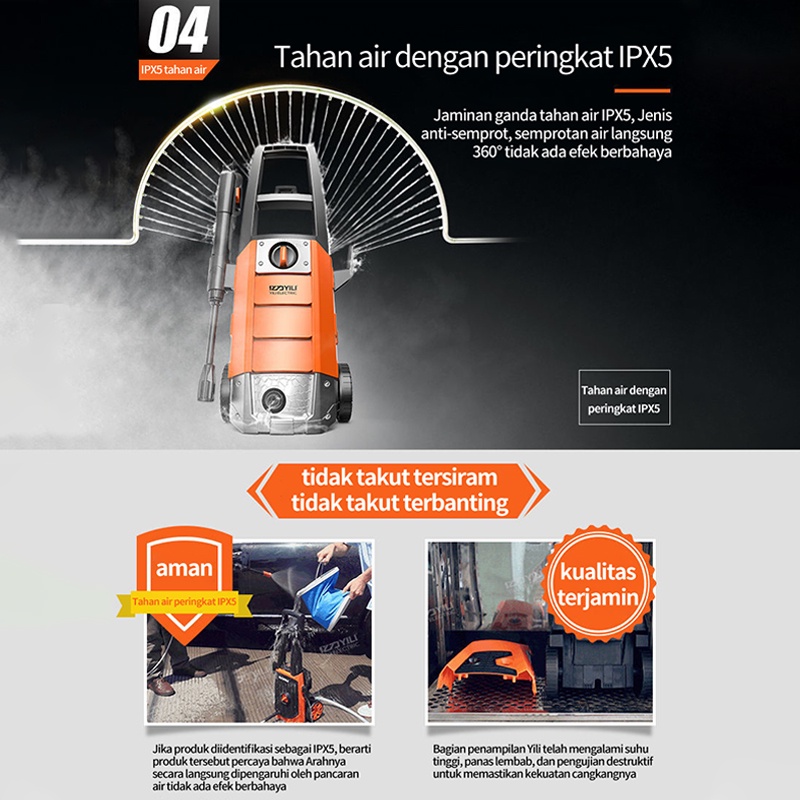 Mesin Cuci Steam Mobil dan Motor /Alat steam cuci motor &amp; mobil / Pressure Washer