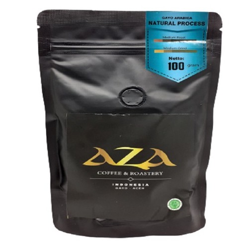 

Aza Coffee - Kopi Bubuk Gayo Arabica Natural Process - 100 Gr