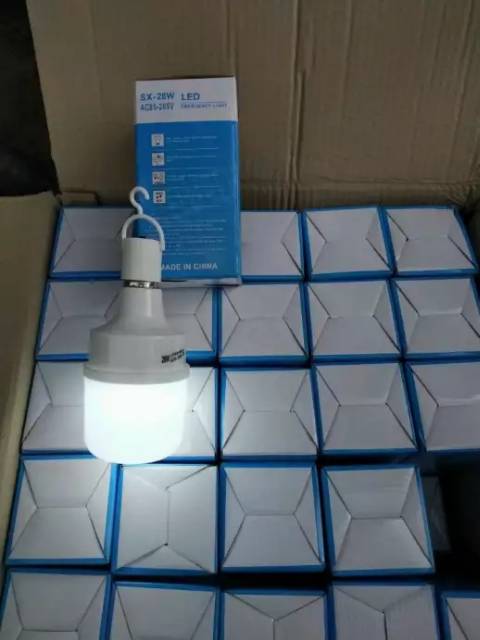 Lampu Emergency 28 WATT bohlam sentuh SX LED 28 WATT