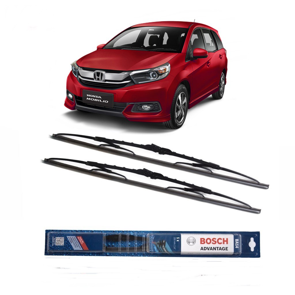 Bosch Wiper Honda New Mobilio Frame Besi - 2 buah/Set 16-22