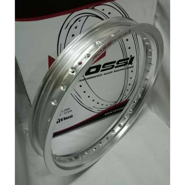 VELG ROSSI WM 185 215 17 SILVER GOLD BLACK