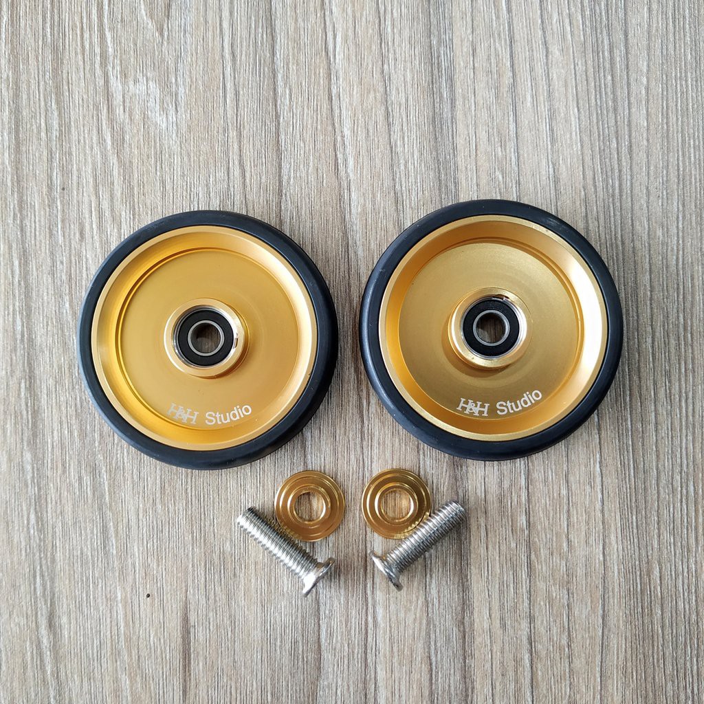 PART BROMPTON H&H BROMPTON EASY WHEEL 55MM - GOLD