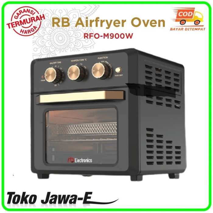 OVEN + AIR FRYER RB RFO-M900W Oven Multi Fungsi + Air Fryer -100% PASTI ORIGINAL