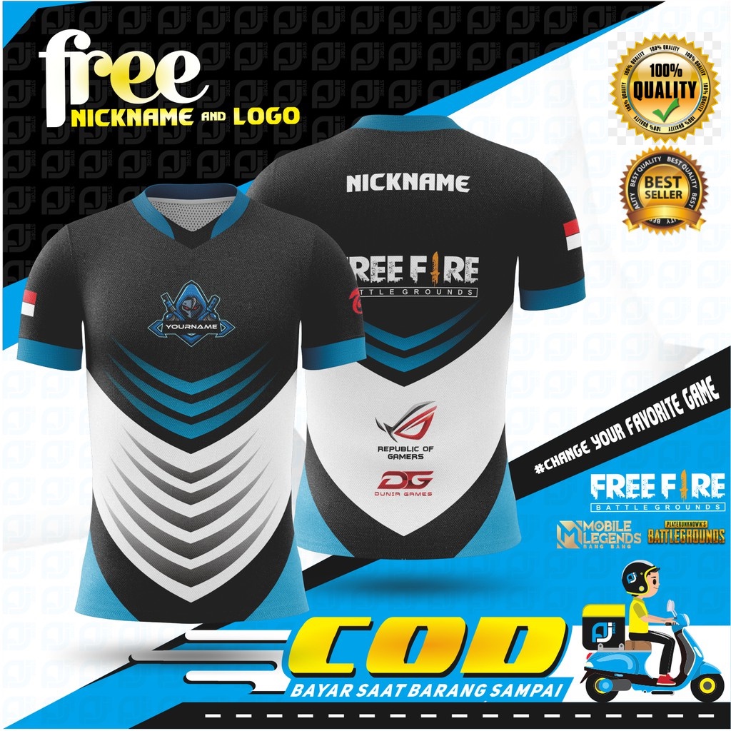 Harga Baju Logo Ff Guild Terbaru Oktober 2022 |Biggo Indonesia