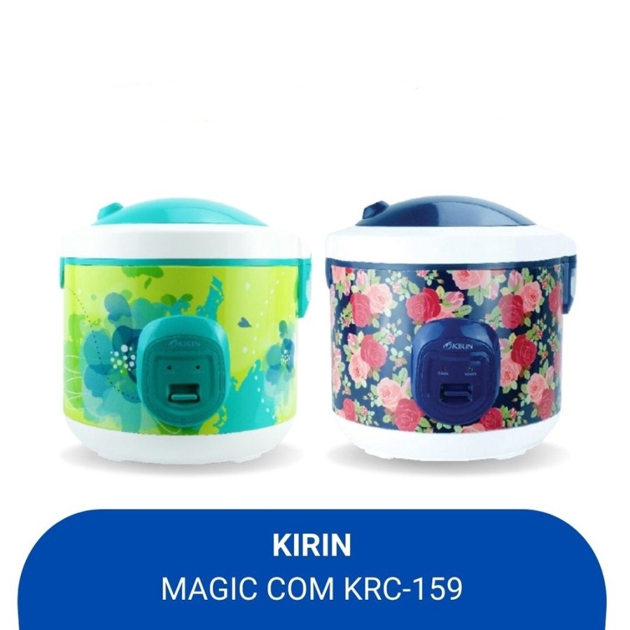 KIRIN Magic Com Anti lengket 2 Liter KRC 159 Tm/TR Random - Garansi Resmi 1 Tahun