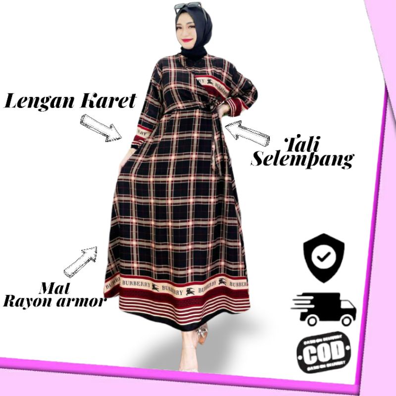 Gamis Slempang Viral Cristian Diors Rayon Premium Terbaru Motif Branded Kekinian 2022 Armor dior