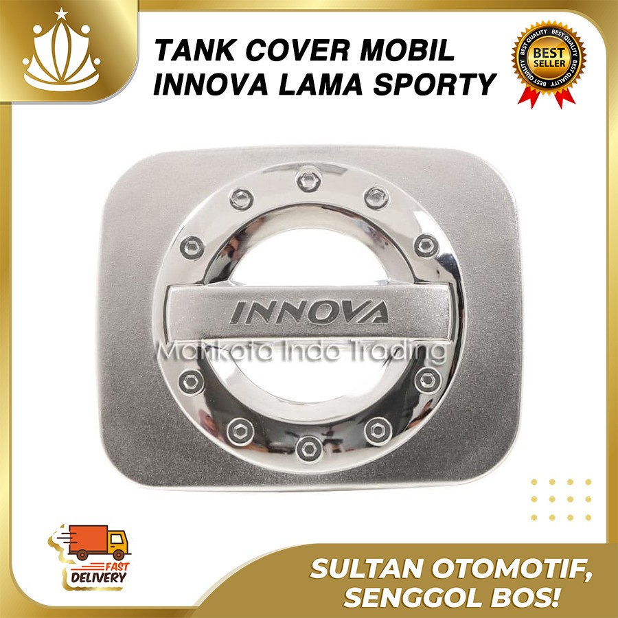 Tank Cover INNOVA / Tutup Bensin Tangki Tengki INNOVA Model SPORTY Chrome